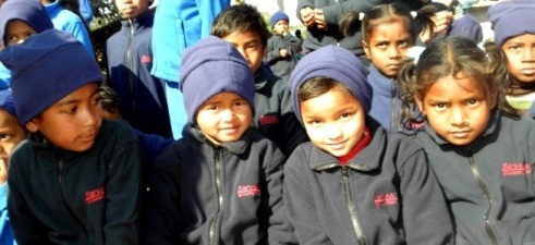 Children of Chitwan get winter coverings